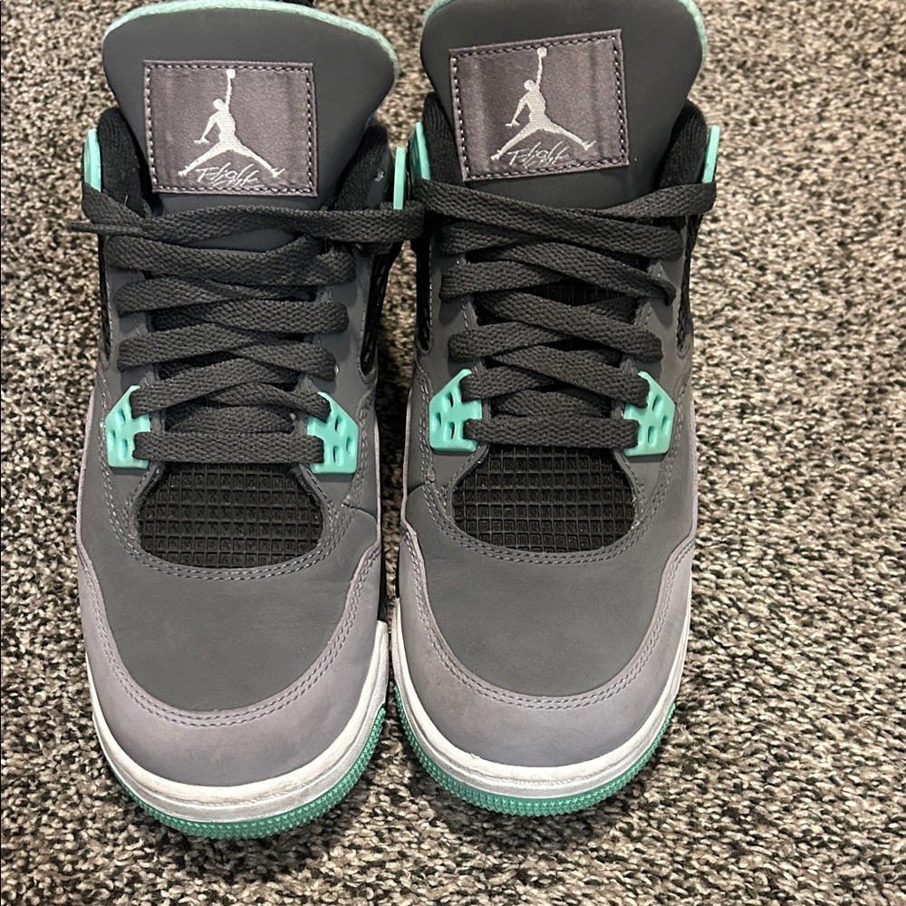 Air Jordan 4 retro dark grey/green